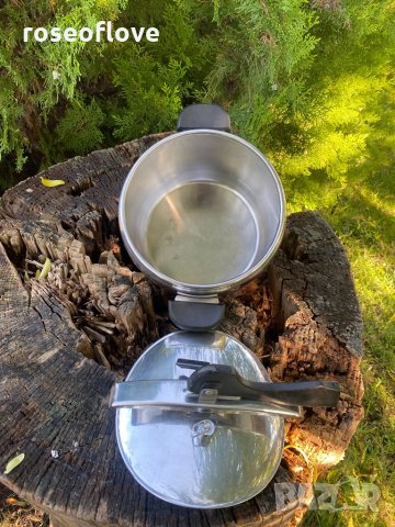 AETERNUM ITALY / Италия качествена тенджера под налягане 5 литра - вариант 2, снимка 4 - Съдове за готвене - 34526979