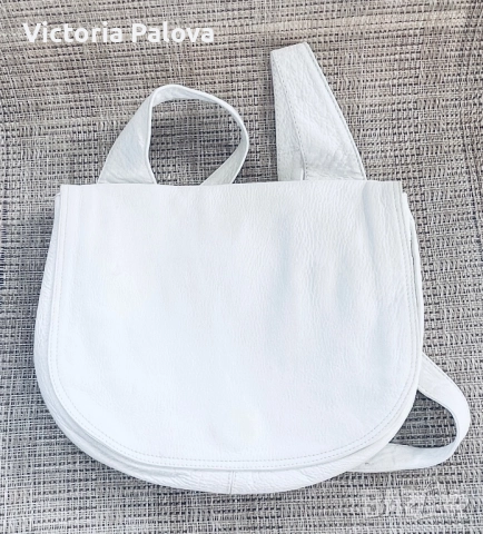 Бяла кожена чанта CENNETH COLE USA, снимка 13 - Чанти - 51480903