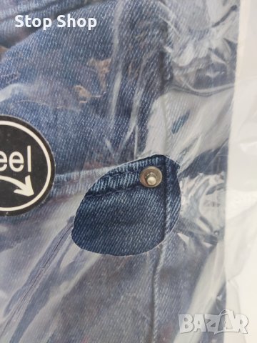 Дънки еластични син цвят denim Trousers , снимка 5 - Дънки - 39616850