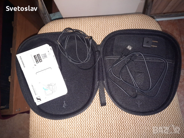 Слушалки Sennheiser Momentum 4 Wireless, снимка 6 - Bluetooth слушалки - 52841483