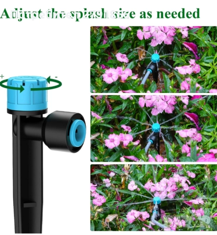 Нов комплект за капково с двупортов таймер 2025 г. с три независими програми с 3 вида капкови дюзи, снимка 10 - Напояване - 52259102