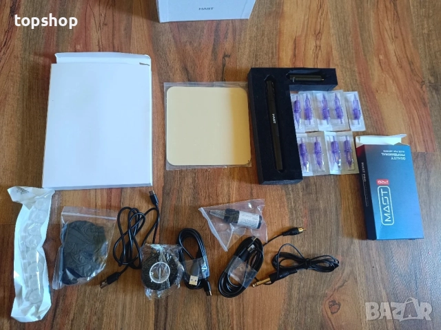 Безжичен комплект за татуировки Mast, Tour Fly Slim безжична ротационна машина за татуировки..., снимка 14 - Друга електроника - 51615252