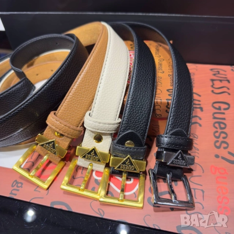 колани от естествена кожа в кутия guess, снимка 2 - Колани - 52137940