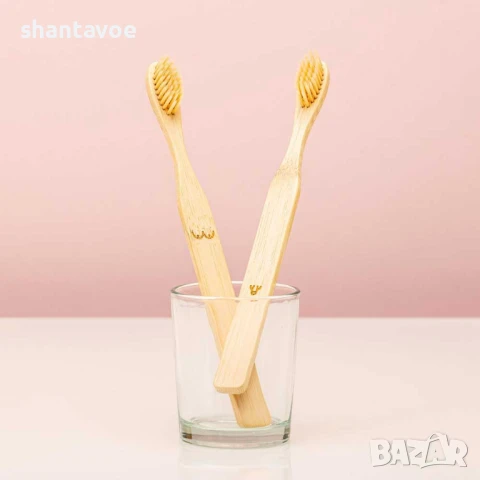 Комплект закачливи бамбукови четки за зъби за Него и Нея, снимка 4 - Романтични подаръци - 51114477