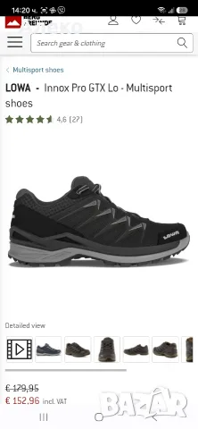 LOWA INOX GTX gore tex обувки 46 номер. , снимка 2 - Спортни обувки - 55952273