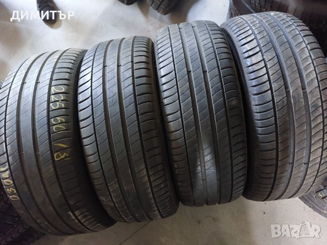 4бр.летни MICHELIN 225/50/18 DOT4918-ЦЕНАТА Е ЗА БРОЙ, снимка 1 - Гуми и джанти - 42669947