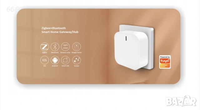 Smart home, Смарт устройство за контрол, Zigbee 3.0, Bluetooth, приложение Tuya/SmartLife, снимка 6 - Друга електроника - 53431058