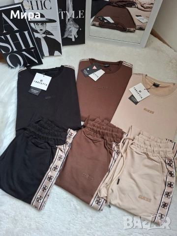 Нови дамски комплекти GUESS С, М, Л, ХЛ , снимка 5 - Спортни екипи - 53725599