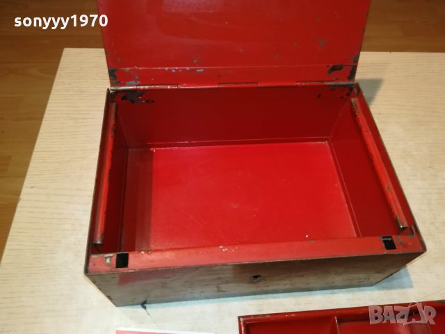 СЕИФ-КАСА МЕТАЛНА С КЛЮЧ 2009212001, снимка 17 - Антикварни и старинни предмети - 34198032
