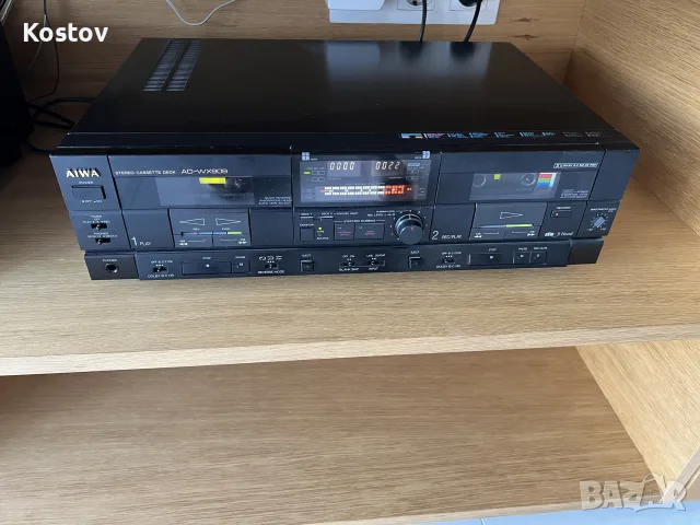 Aiwa AD-WX909 Устройството е практически „два отделни дека в един корпус“, снимка 5 - Декове - 55838263