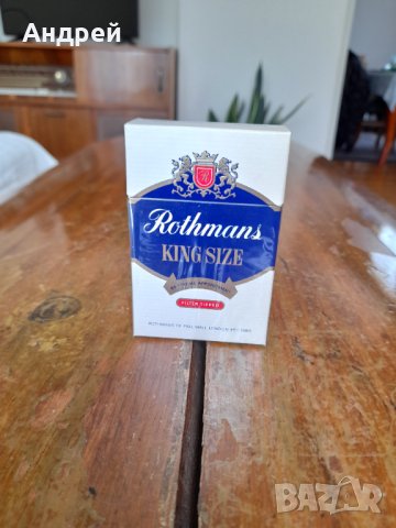 Стара кутия от цигари Rothmans, снимка 1 - Колекции - 42181667