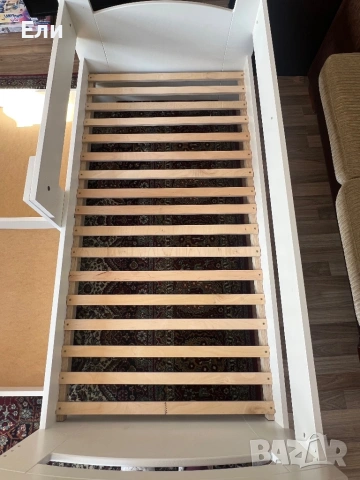 Детско дървено легло 70/140 с чекмедже, снимка 5 - Други - 53522124