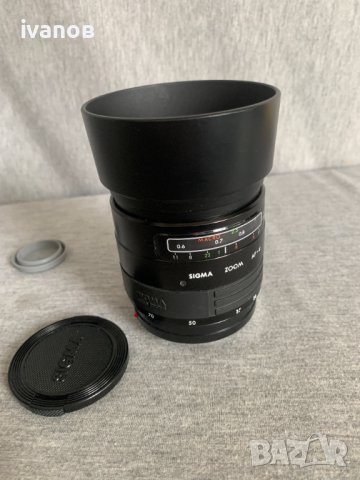 обектив SIGMA ZOOM AF 1: 3.5 - 4.5 f =28 70mm, снимка 3 - Обективи и филтри - 40312649