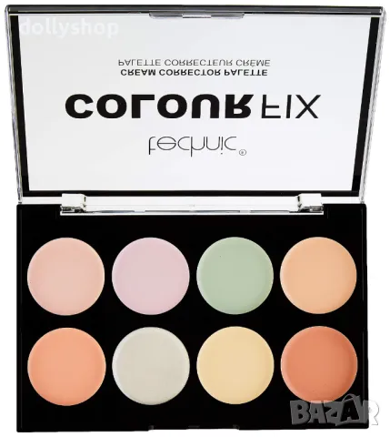 8 броя ЛОТ от Палитри 8 Цвята Коригиращи Коректори на Technic, снимка 2 - Комплекти и лотове - 48620984
