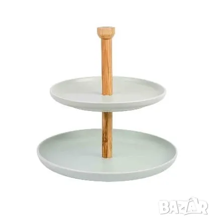 фруктиера на две нива , снимка 3 - Прибори за хранене, готвене и сервиране - 48554161