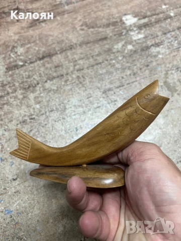 Дървена пластика златната рибка, снимка 5 - Други - 50529861