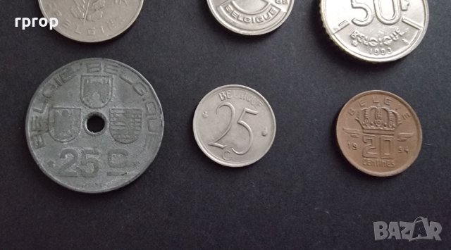 Монети. Белгия. Белгийски франк . 12 бр, снимка 5 - Нумизматика и бонистика - 41649459