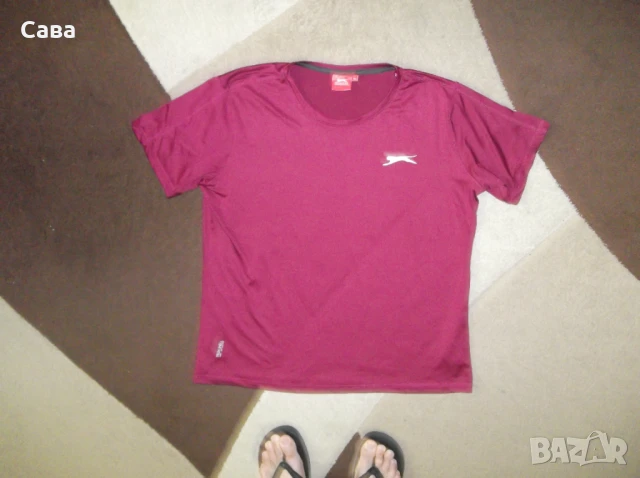 Тениски CMP ,SLAZENGER  дамски,ХЛ-2ХЛ-3ХЛ /електрик,лила,сива/, снимка 7 - Тениски - 51161073