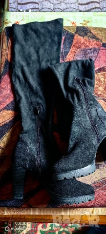 Дамски ботуши(чизми)-Перфектно състояние.Ном.39, снимка 4 - Маратонки - 52096317