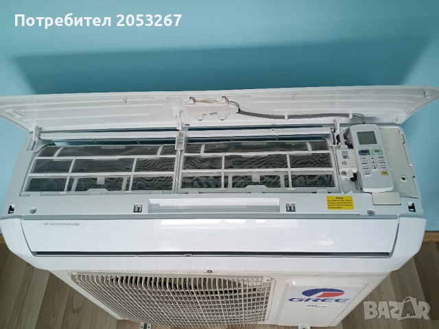 ПРОДАДЕН:Инверторен климатик Gree GWH12 AAB, снимка 5 - Климатици - 51634885