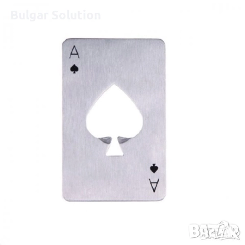 ♠️ Карта Асо Пика отварачка Черна, снимка 3 - Други - 52284212