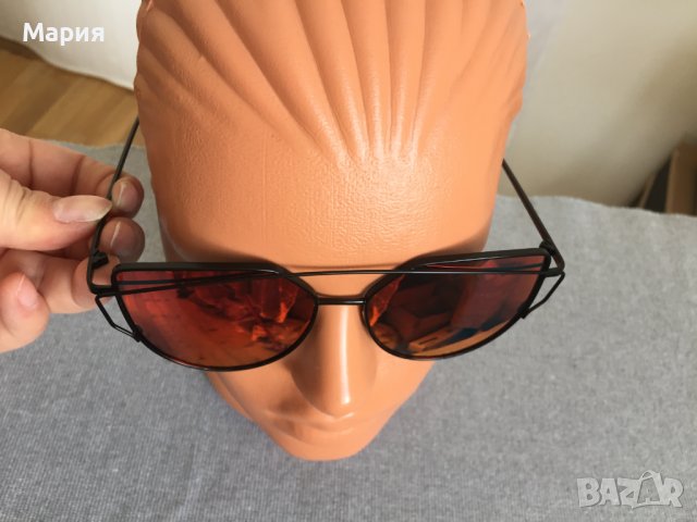 НОВИ Дамски Слунчеви Очила Модерни Огледални Черни Червени Розови Лилави Оранжеви, снимка 16 - Слънчеви и диоптрични очила - 44447899