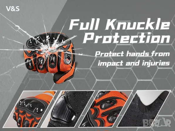  мотоциклетни ръкавици,Дишащи мрежестиCOFIT, защитни мотоциклетни ръкавици със сензорен екран за мъж, снимка 7 - Спортна екипировка - 47869004