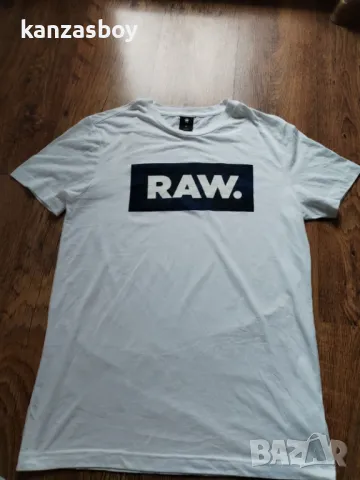 g-star - страхотна мъжка тениска КАТО НОВА M, снимка 4 - Тениски - 50423332