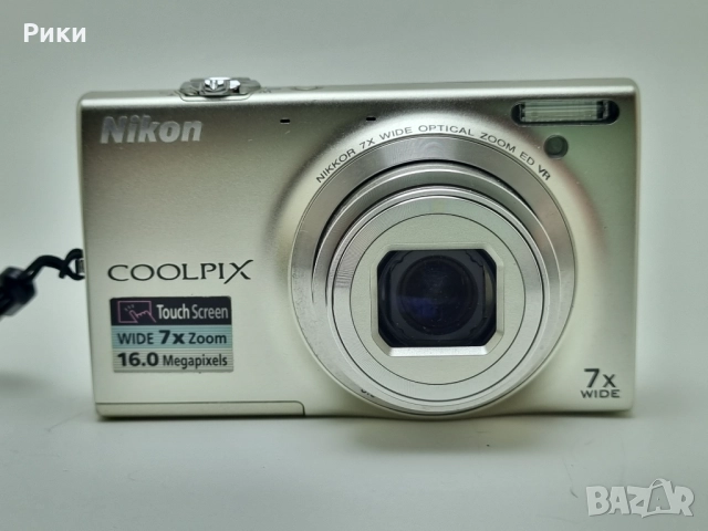 Nikon COOLPIX S6100 16mp Digital Camera Touchscreen Nikkor 7x wide Zoom, снимка 4 - Фотоапарати - 52729306