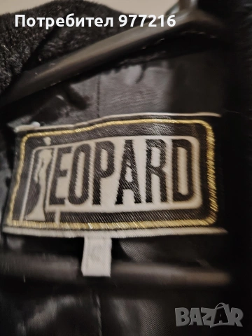 Дамско асиметрично палто на Леопард, снимка 4 - Якета - 53062259