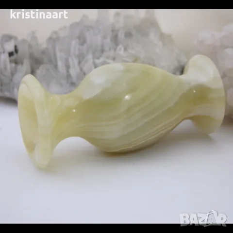 Ваза от нефрит, снимка 4 - Вази - 47320300