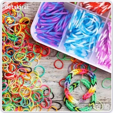 Комплект ластички за гривни 4400 бр., снимка 7 - Други - 52431190