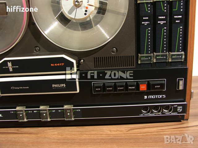 Philips n-4417  МАГНЕТОФОН , снимка 7 - Грамофони - 44305759