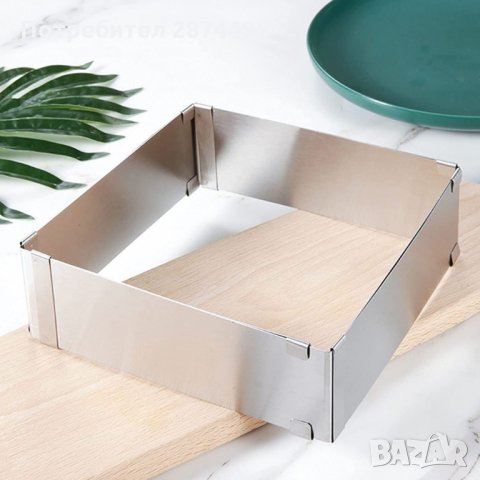 3128 Регулируем ринг за торта - правоъгълен, снимка 16 - Други - 35713341