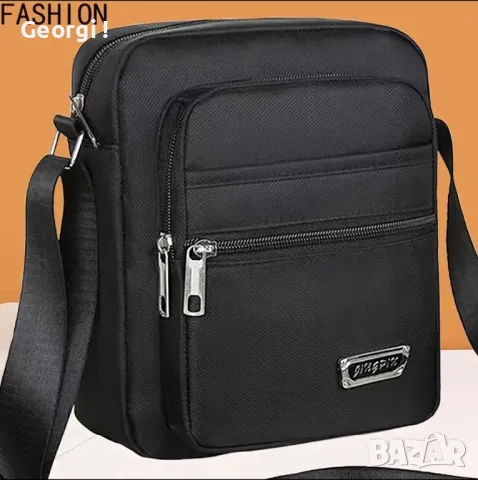 Мъжки елегантни, удобни и универсална чанти POLC (PU кожа) черни на цвят!, снимка 12 - Чанти - 49292274