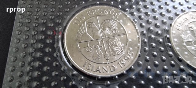 Исландия. Лот. 5, 10, 50 йоре и 1, 5, 10 крони., снимка 12 - Нумизматика и бонистика - 44363208