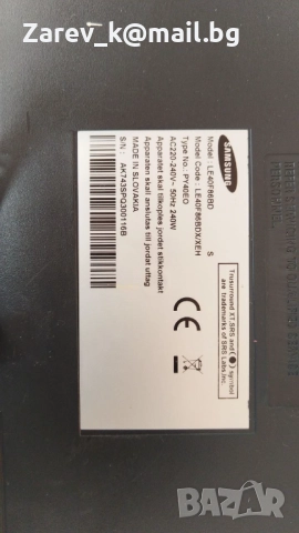 SAMSUNG LE40F86BD за части