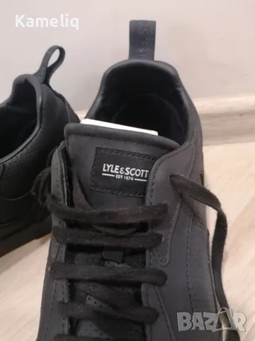 Мъжки маратонки Lyle & Scott Moncur Men Leather Sneakers, снимка 5 - Спортно елегантни обувки - 47402157