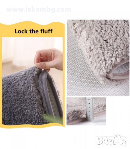 ЛУКСОЗНО ПУХКАВО КИЛИМЧЕ ЗА БАНЯ ИЛИ СПА - код 2713, снимка 7 - Други - 33925459