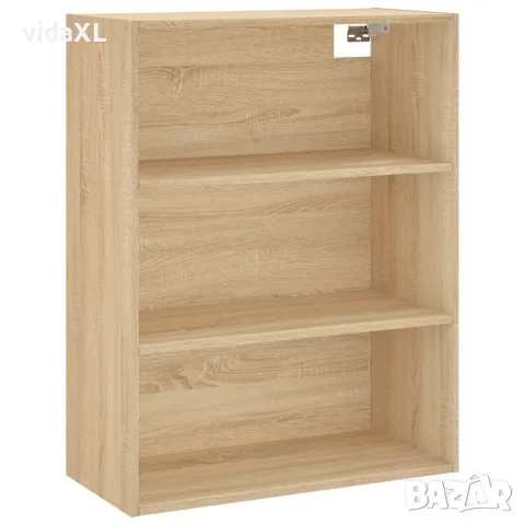 vidaXL Висок шкаф, дъб сонома, 69,5x34x180 см, инженерно дърво, снимка 5 - Бюфети - 56146670