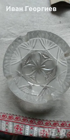 Кристален пепелник 