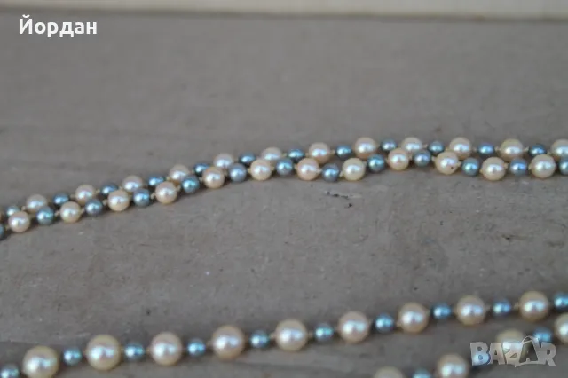 Дамско колие с естествени перли и със закопчалка от бяло  злато, снимка 15 - Колиета, медальони, синджири - 48728747