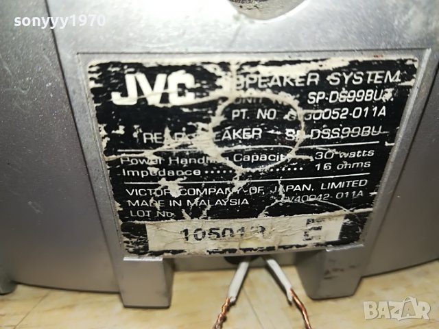 JVC 2БР ТОНКОЛОНИ 16Х14Х12СМ 2803231122M, снимка 13 - Тонколони - 40163876