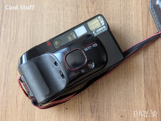 Компактен 35мм лентов фотоапарат Canon Top Shot , снимка 7 - Фотоапарати - 50862820