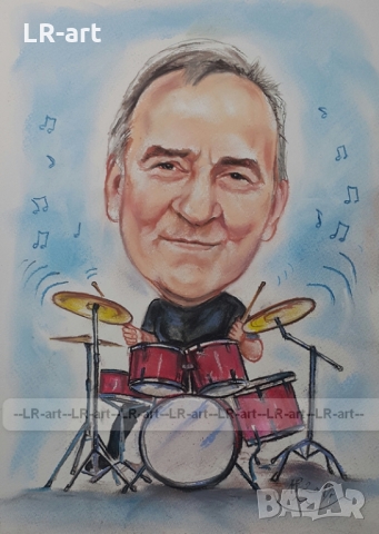 КАРИКАТУРИ,  ШАРЖ с пастели и моливи,ръчно рисувани  от снимка по ваш избор., снимка 6 - Картини - 36074806