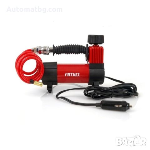 Авто компресор Automat, 12V, 7bar, 100PSI, Метален корпус, снимка 3 - Аксесоари и консумативи - 42613936