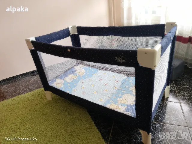 Сгъваема бебешка кошара за сън и игра Bebe Confort + допълнителен матрак, снимка 4 - Кошарки - 56227377