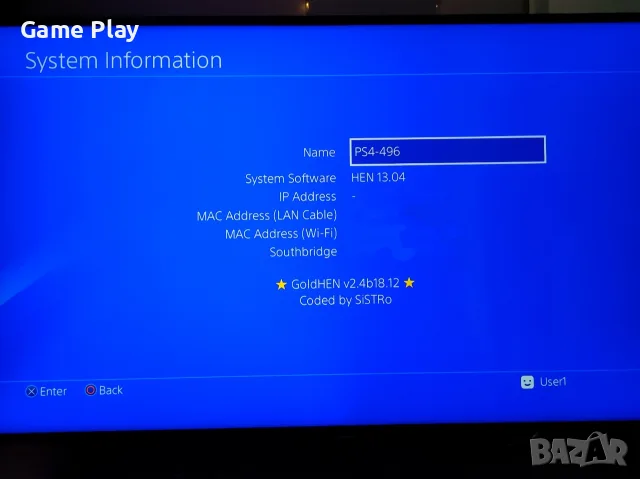 PlayStation 4 Slim GoldHEN 500GB + DualShock 4, снимка 2 - PlayStation конзоли - 56372963