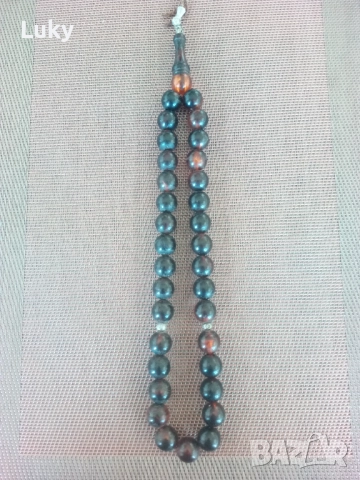 Прекрасна с изработката си,колекционерска оферта-Броеница., снимка 2 - Антикварни и старинни предмети - 51622571