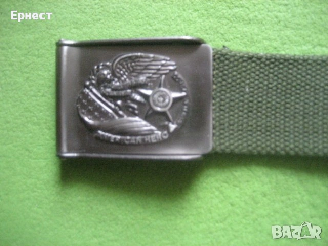  Оригинален щатски колан тока Харли Дейвидсън и Американ хиро, снимка 2 - Колани - 44129890